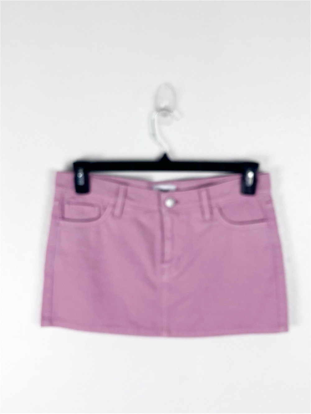 ARITZIA TNA Pink Five Pockets Mini Denim Jean Skirt Size 6 Casual Spring Concert